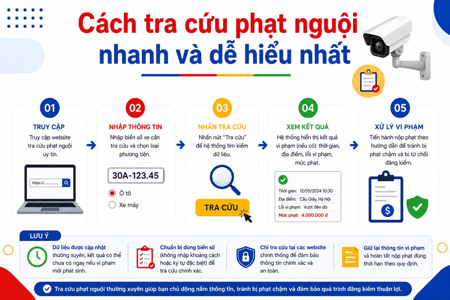 Camera Giao Thông Hoạt Động Như Thế Nào